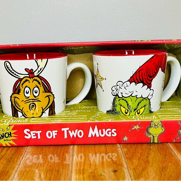 How the grinch stole christmas mug set - Picture 3 of 4